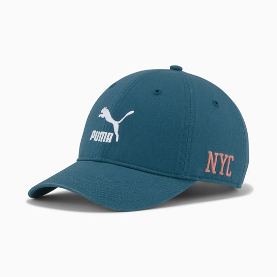 Puma PUMA NYC Mecca Dad Hat Herre Blå | 182536ZNV