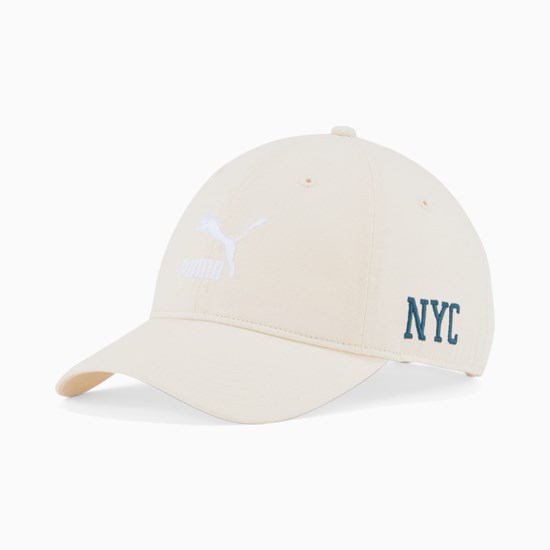 Puma PUMA NYC Mecca Dad Hat Herre Hvide | 782063VYO