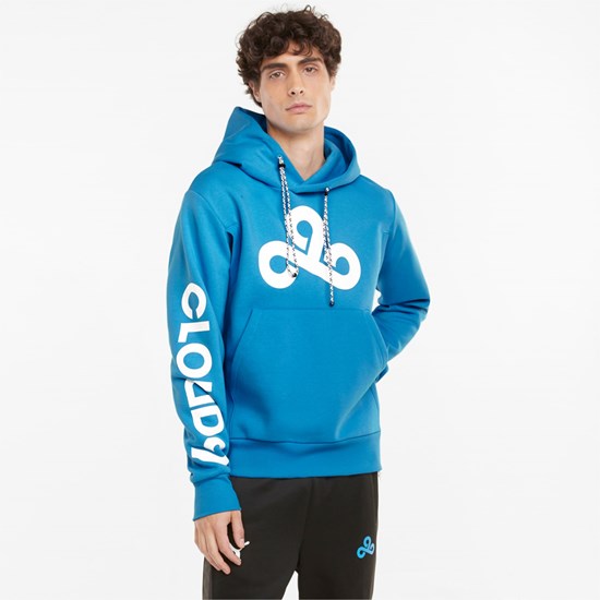 Puma PUMA x CLOUD9 Graphic Esports Hættetrøje Herre Bleu Azur | 384596ZNG