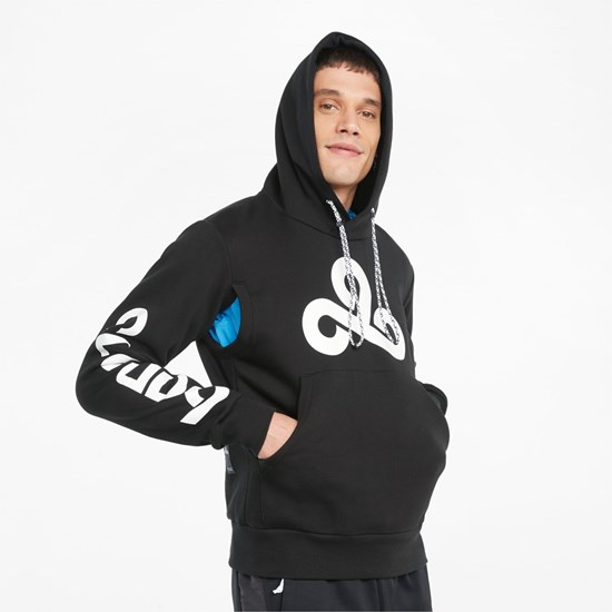 Puma PUMA x CLOUD9 Graphic Esports Hættetrøje Herre Sort | 458173JNR