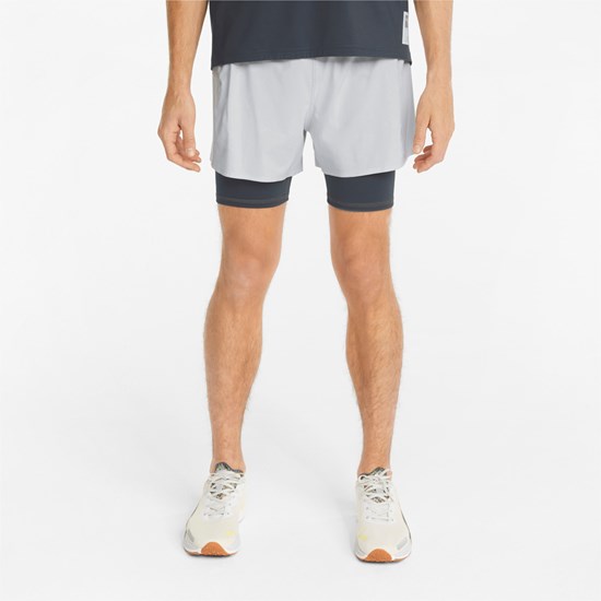 Puma PUMA x FIRST MILE 5" 2-in-1 Løbe Shorts Herre Mørke | 107364DOG