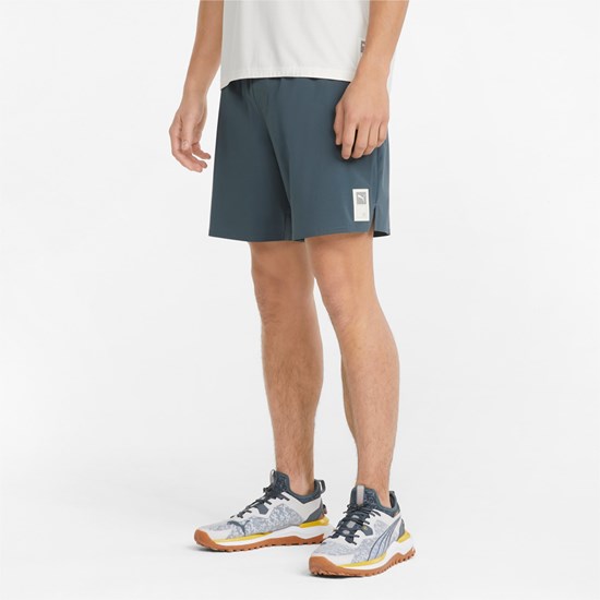 Puma PUMA x FIRST MILE Woven 7 Løbe Shorts Herre Mørke | 563912VUS