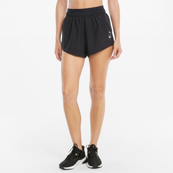 Puma PUMA x FIRST MILE Woven Trænings Shorts Dame Sort | 468970QSZ