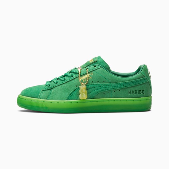 Puma PUMA x HARIBO Suede JR Sneakers Drenge Grøn Grøn | 783594CJZ