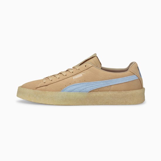 Puma PUMA x MAISON KITSUNE Suede Crepe Sneakers Herre Blå | TE6843297