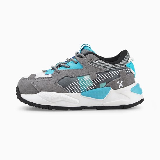 Puma PUMA x MINECRAFT RS-Z Toddler Sneakers Drenge Griffin / Hawaiian Ocean | 102756MDO