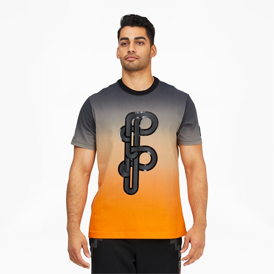 Puma PUMA x PRONOUNCE Graphic Løbe T-shirt Herre Sort | 713046BVS