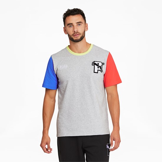 Puma PUMA x PUMA Løbe T-shirt Herre Lyse | 852417IWS