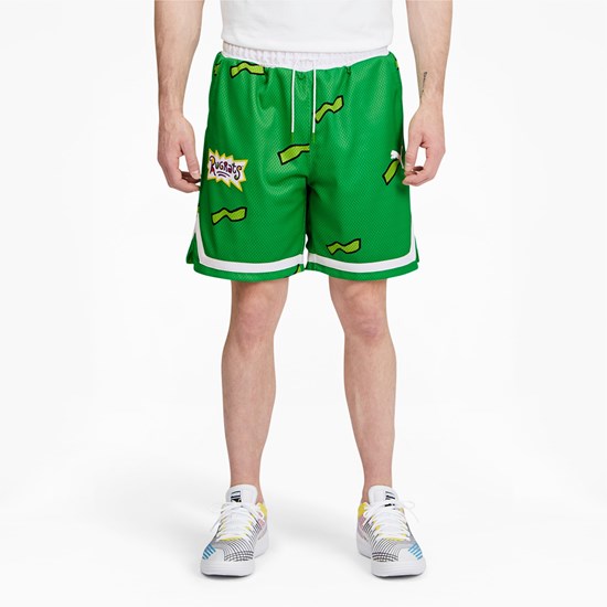 Puma PUMA x RUGRATS Basketball Shorts Herre Grøn | 678123ZIT