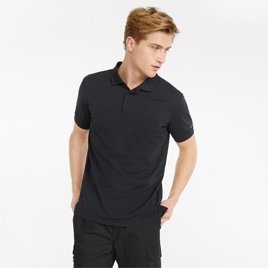 Puma Porsche Design Polo Shirt Herre Sort | 345701WLK