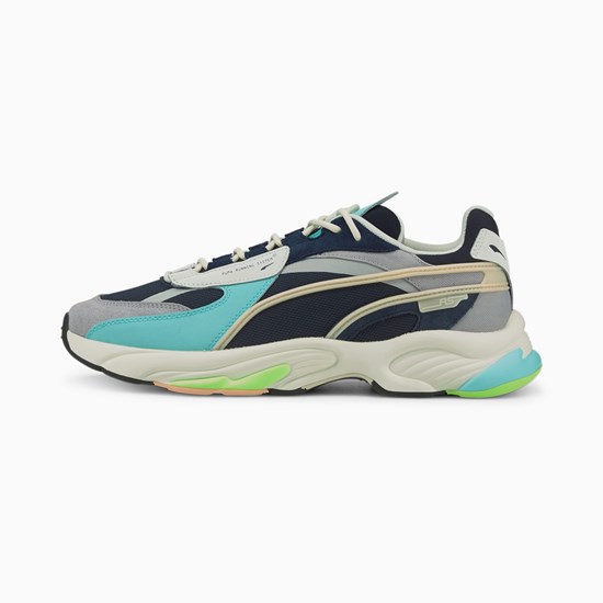 Puma RS-Connect Dust Sneakers Herre Blå | XN8490256