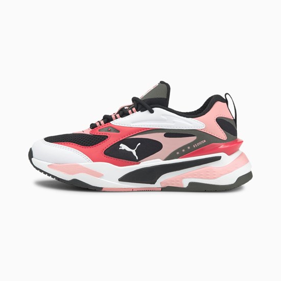 Puma RS-Fast JR Sneakers Drenge Sort Lyserød | 906421ZTG