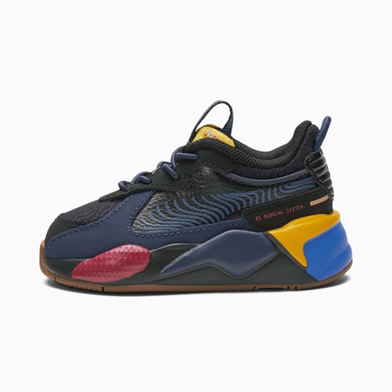 Puma RS-X Global Futurism Toddler Sneakers Drenge Sort | 657192BJA