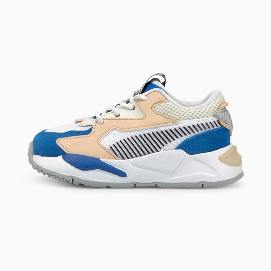 Puma RS-Z College Toddler Sneakers Drenge Kongeblå Hvide | 094726YBW