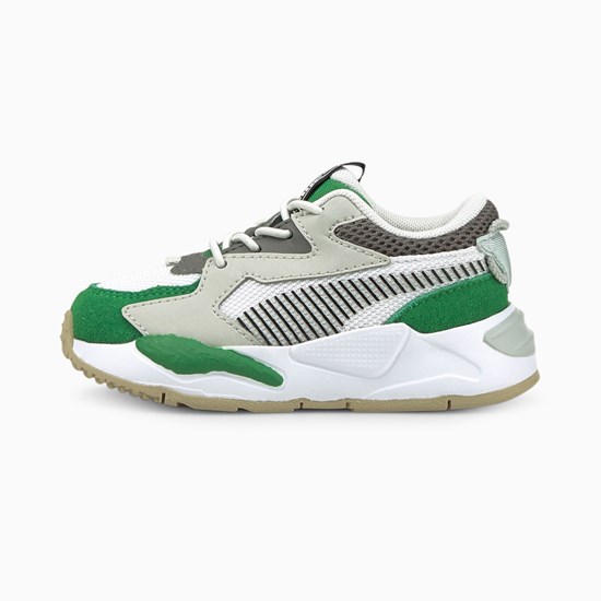 Puma RS-Z College Toddler Sneakers Drenge Grøn Hvide | 951687KWD