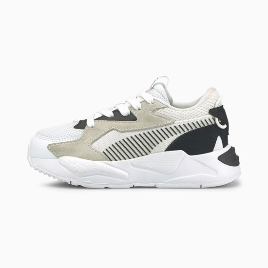 Puma RS-Z Little Sneakers Drenge Hvide Sort | 753481PIH