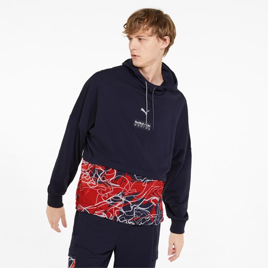 Puma Red Bull Racing Printed Hættetrøje Herre Night Sky | 186320SHU