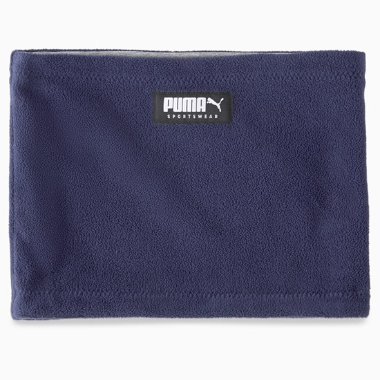 Puma Reversible Neck Warmer Warmer Dame Peacoat / Medium Gray Heather | MZ4829705