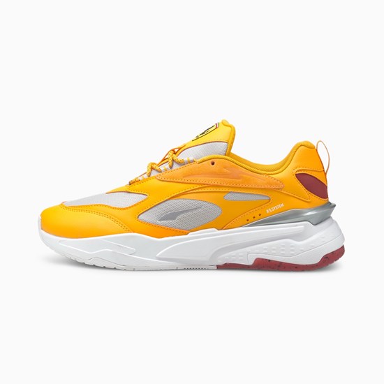 Puma Scuderia Ferrari RS-Fast Motorsport Sneakers Herre Saffron / Rosso Corsa | XE9847602