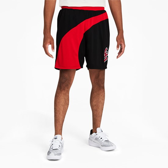 Puma Shammgod Flare Shorts Herre Sort | 371042ZNL