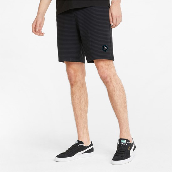 Puma Sportswear by PUMA Printed Shorts Herre Sort Sort | 246750YEX