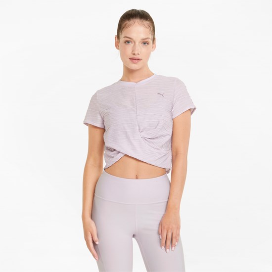 Puma Studio Skimmer Trænings Løbe T-shirt Dame Lavendel | 827369TDX