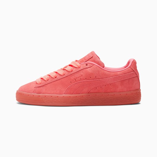 Puma Suede Classic Mono Iced JR Sneakers Pige Koral | 709654UHX