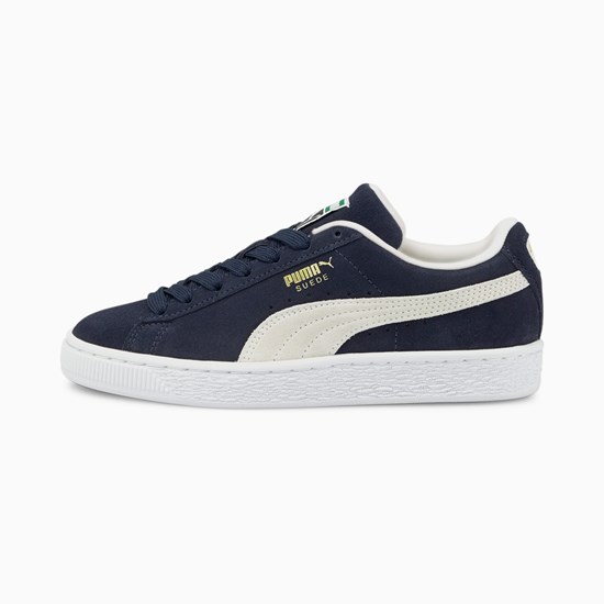 Puma Suede Classic XXI JR Sneakers Pige Hvide | MS0286574