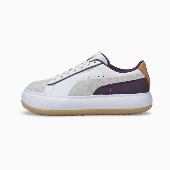 Puma Suede Mayu SC Sneakers Dame Hvide | HV2056389