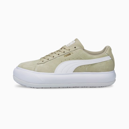 Puma Suede Mayu Sneakers Dame Hvide | BP4507286