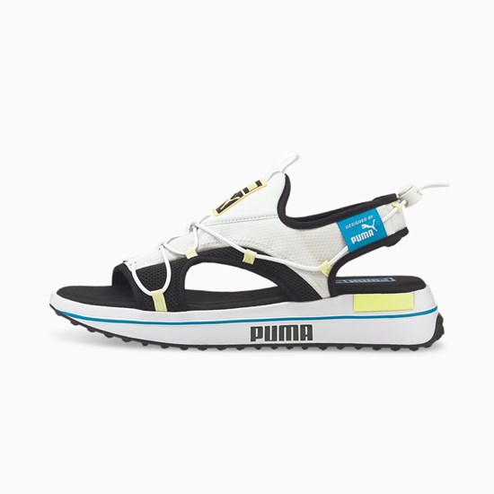 Puma Surf Sandaler Herre Sort Gul | 456731FWN