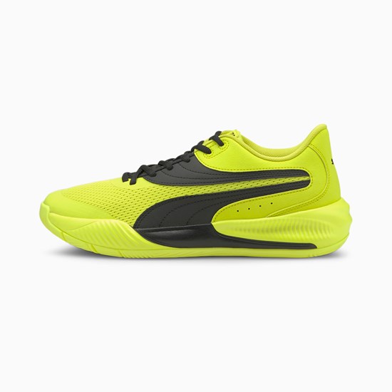 Puma Triple Basketball Sneakers Herre Gul Sort | XH9238647