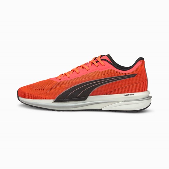 Puma Velocity NITRO Løbesko Herre Sort Sølv | 403682BDZ